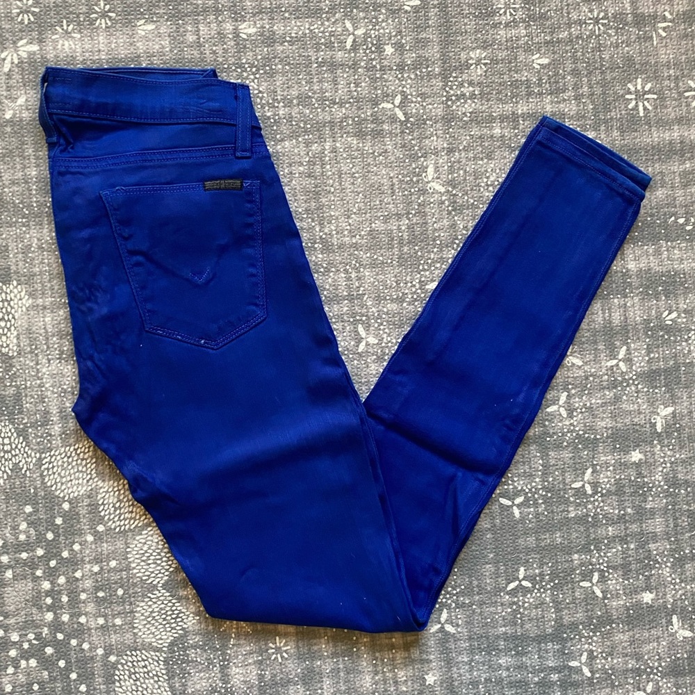 Hudson Coated Krista Low-Rise Super Skinny